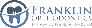 A green background with the words " frances orthodontics " written in blue.